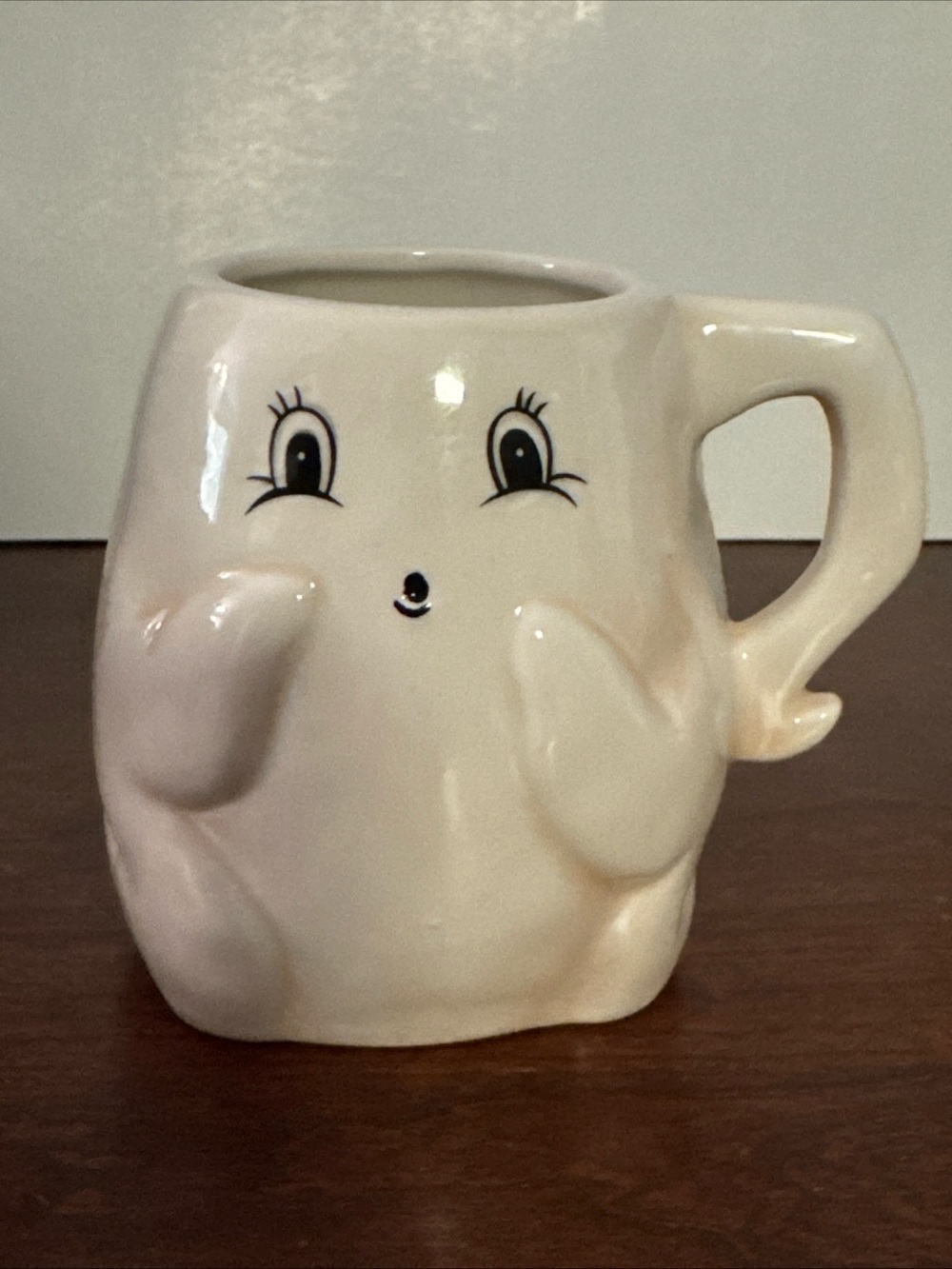 Halloween surprised ghost Ceramic Cute Face Mug with Handle